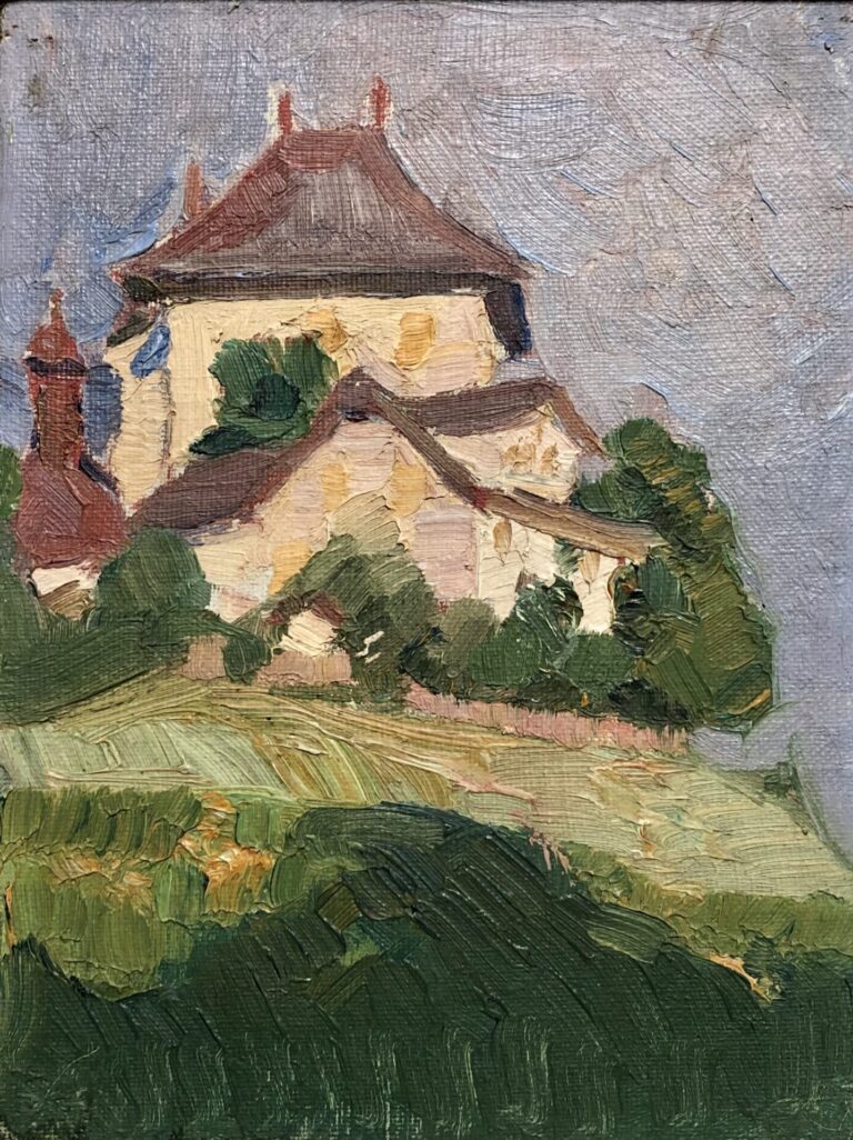 Franz-Elmiger-Schloss-Heidegg-am-unteren-Baldeggersee-Studie-20x15_1